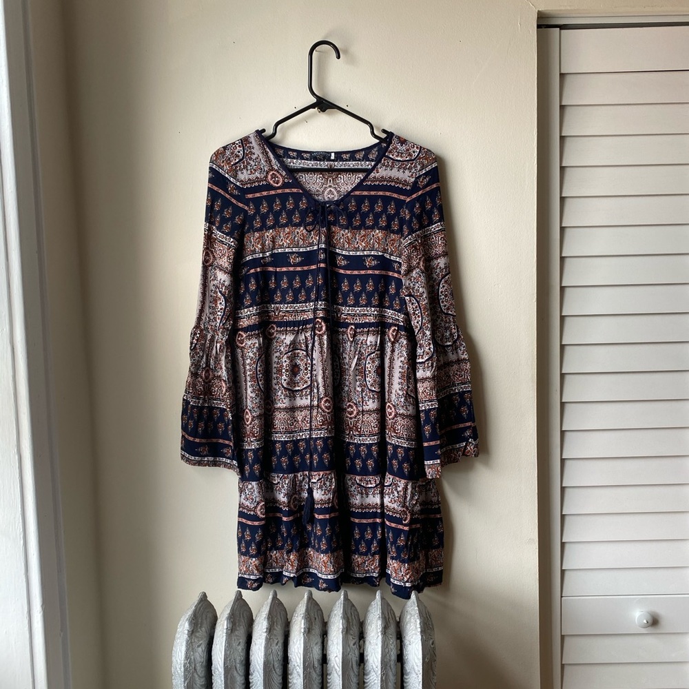 Earthbound Patterned Dress